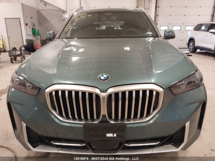 2024 BMW X5 VIN: 5UX23EU02R9S52184 Lot: 12018974