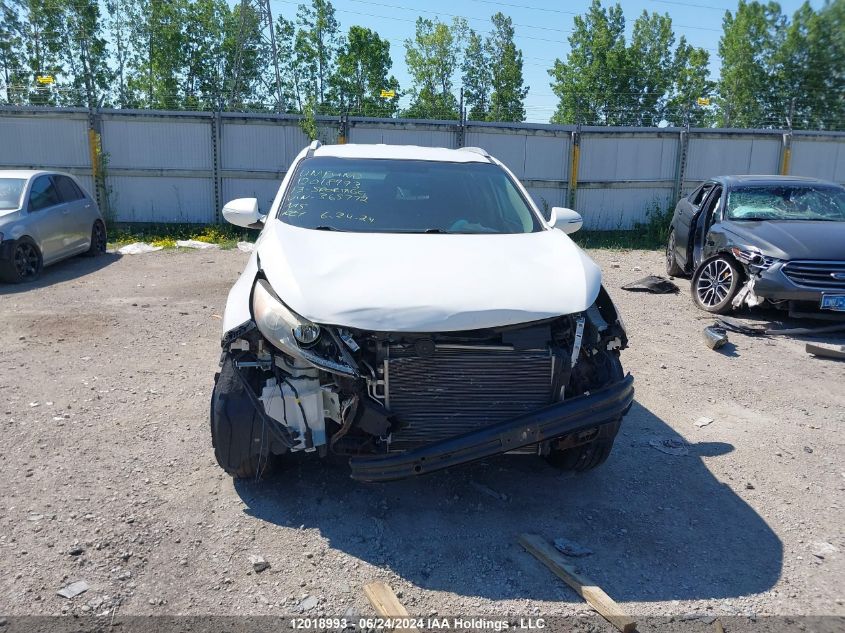 2013 Kia Sportage Ex VIN: KNDPCCA26D7365772 Lot: 12018993