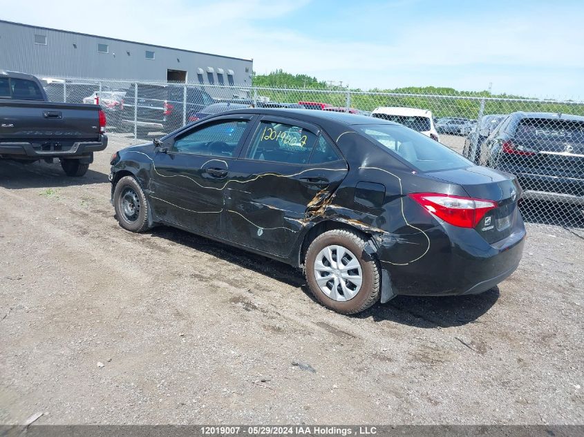 2016 Toyota Corolla Ce/Le/S VIN: 2T1BURHEXGC744674 Lot: 12019007