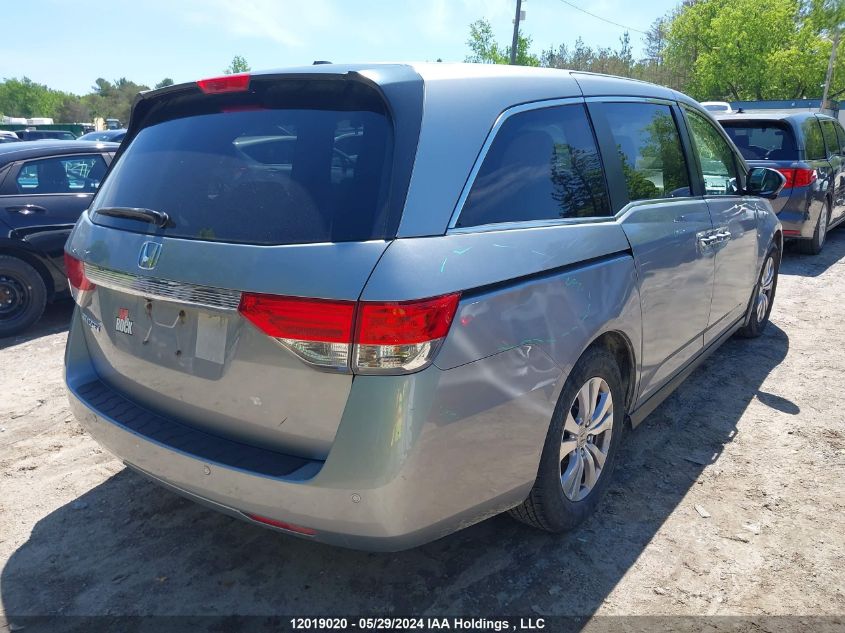 2016 Honda Odyssey VIN: 5FNRL5H66GB507940 Lot: 12019020