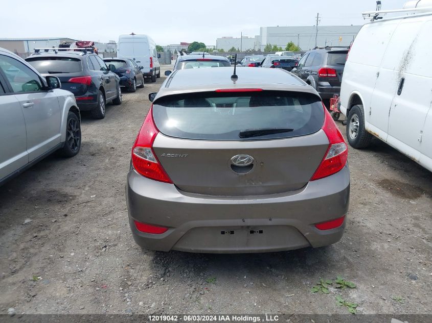 2013 Hyundai Accent Gls/Gs VIN: KMHCT5AE2DU094971 Lot: 12019042
