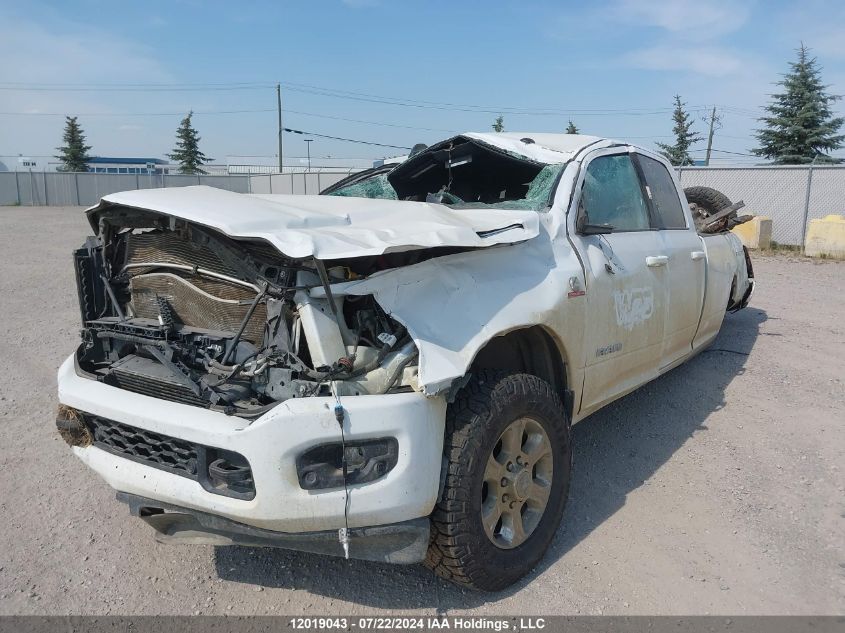 2022 Ram 2500 Big Horn/Lone Star VIN: 3C6UR5JL0NG128827 Lot: 12019043