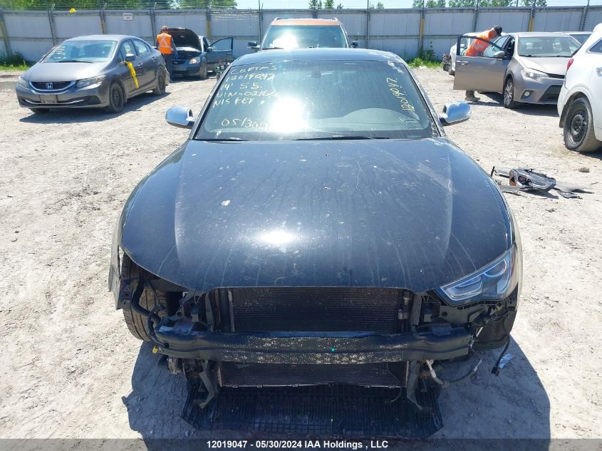 2014 Audi S5 VIN: WAULGBFR7EA021601 Lot: 12019047