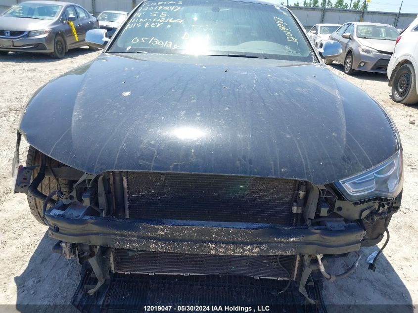 2014 Audi S5 VIN: WAULGBFR7EA021601 Lot: 12019047