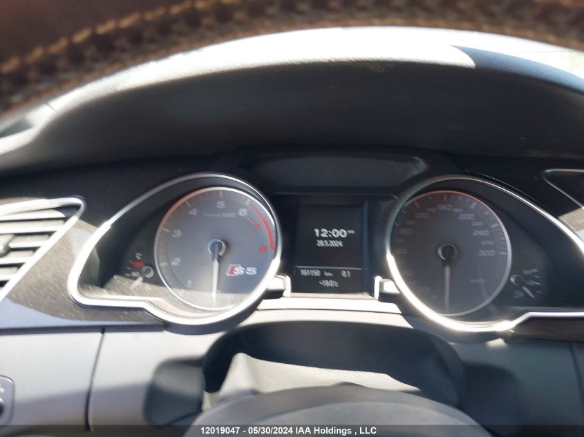 2014 Audi S5 VIN: WAULGBFR7EA021601 Lot: 12019047