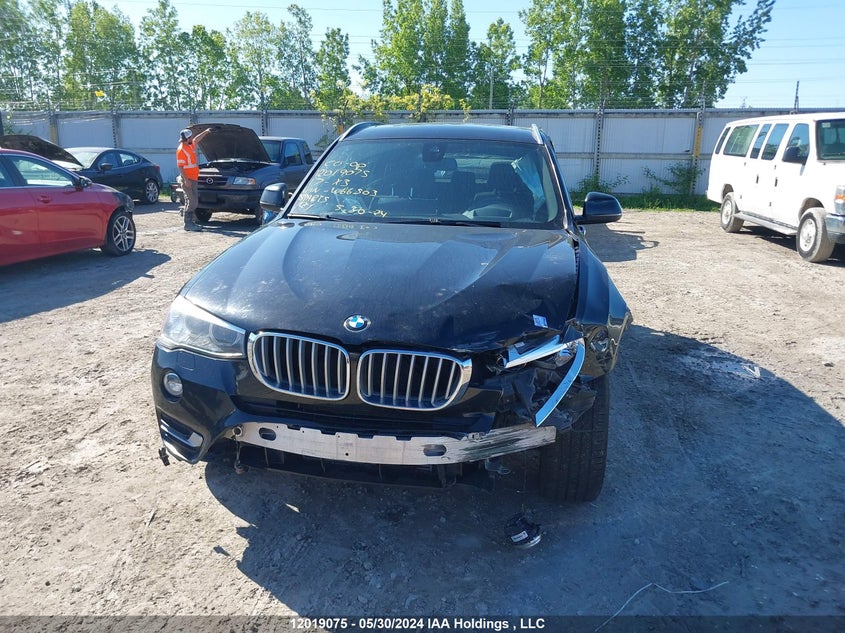 2017 BMW X3 VIN: 5UXWX9C38H0W66503 Lot: 12019075