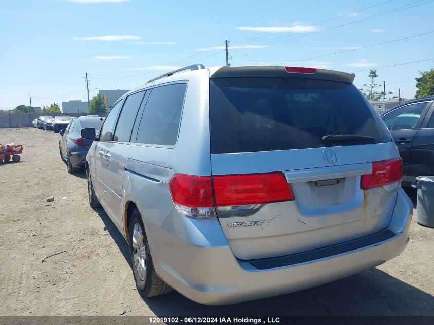 2010 Honda Odyssey Ex VIN: 5FNRL3H51AB503751 Lot: 12019102