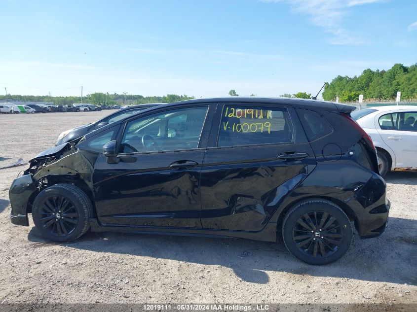 2018 Honda Fit Sport VIN: 3HGGK5H62JM100079 Lot: 12019111