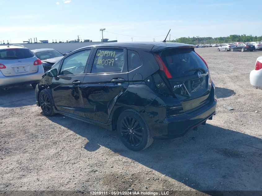 2018 Honda Fit Sport VIN: 3HGGK5H62JM100079 Lot: 12019111