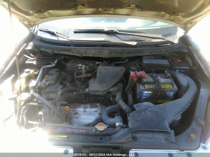 2010 Nissan Rogue Sl VIN: JN8AS5MV2AW116319 Lot: 12019121