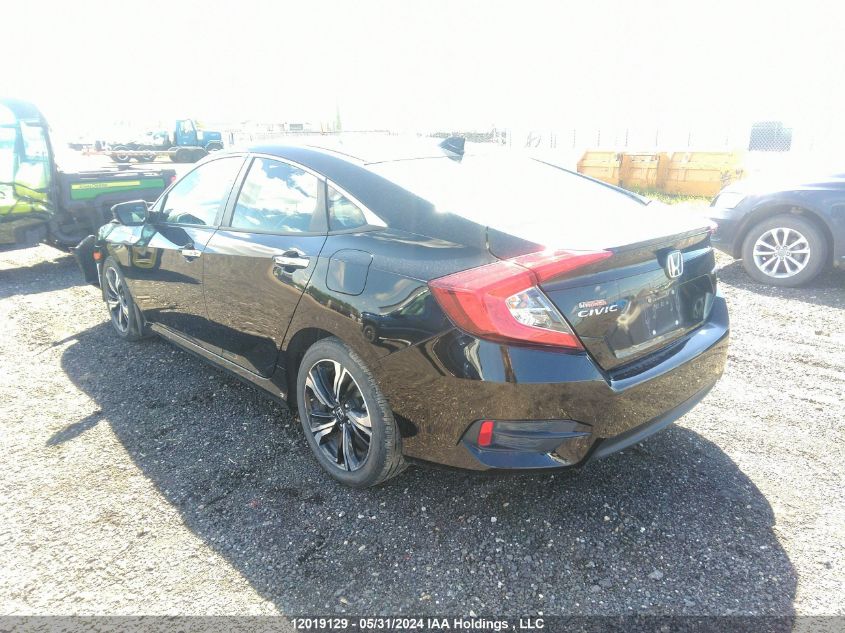 2017 Honda Civic Touring VIN: 2HGFC1F92HH106987 Lot: 12019129