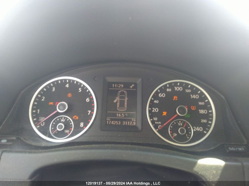 2011 Volkswagen Tiguan VIN: WVGBV7AX3BW535849 Lot: 12019137