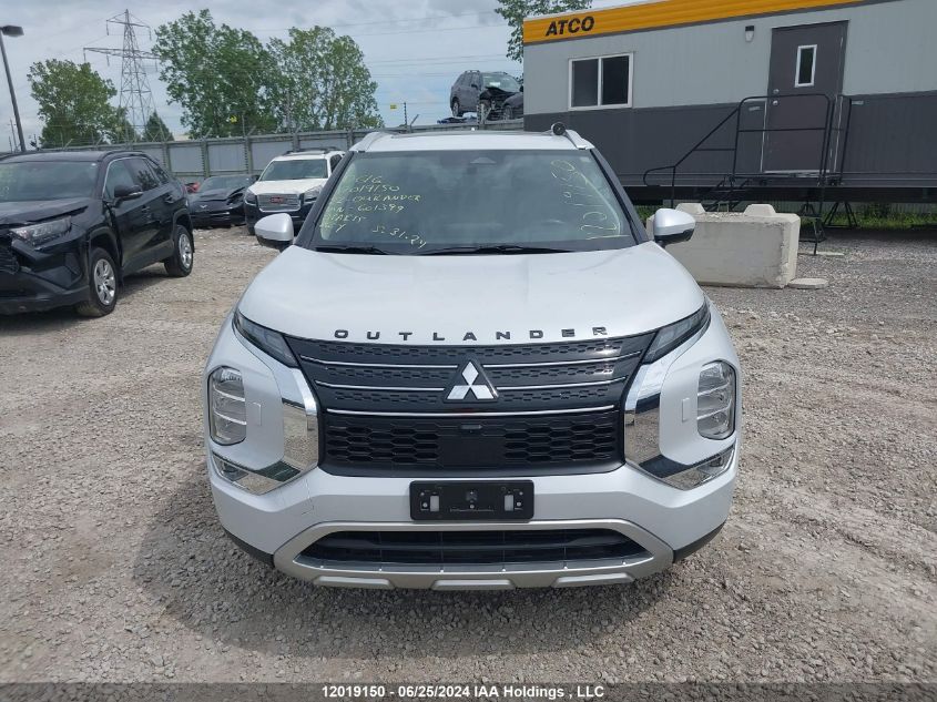 2022 Mitsubishi Outlander Se/Black Edition VIN: JA4J4UA81NZ601399 Lot: 12019150