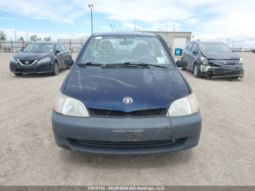 2002 Toyota Echo VIN: JTDAT123820230137 Lot: 12019153
