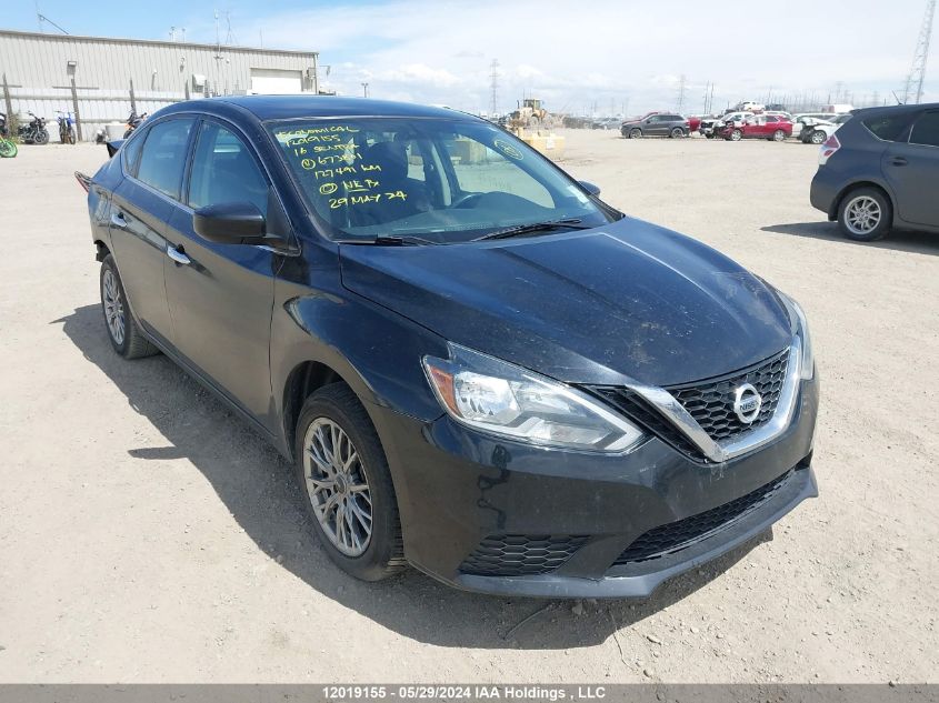 2016 Nissan Sentra VIN: 3N1AB7AP6GL673801 Lot: 12019155