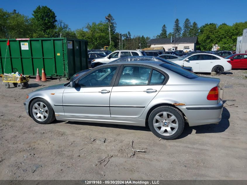 2002 BMW 325 I VIN: WBAEV33442PD55853 Lot: 12019163