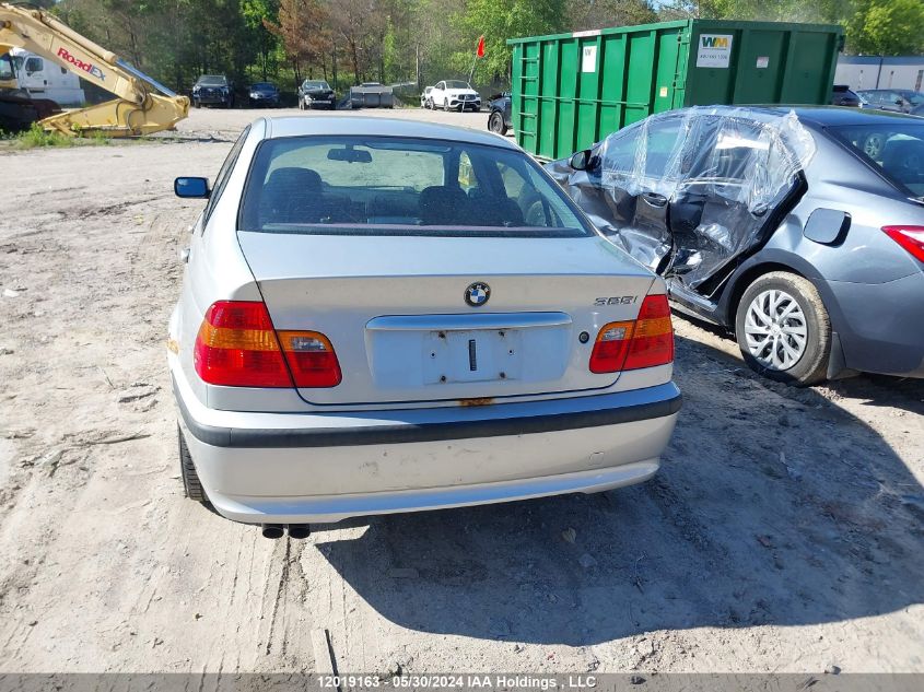 2002 BMW 325 I VIN: WBAEV33442PD55853 Lot: 12019163