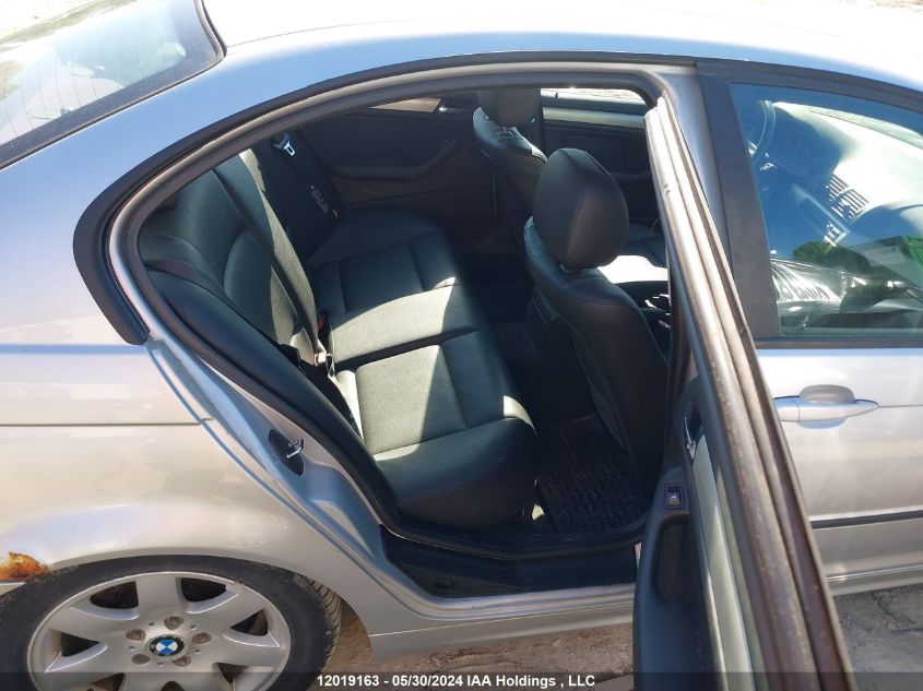 2002 BMW 325 I VIN: WBAEV33442PD55853 Lot: 12019163