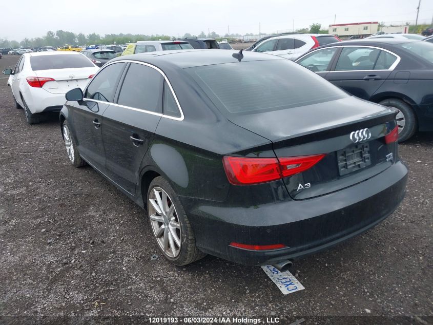 2016 Audi A3 VIN: WAUF8GFF6G1099948 Lot: 12019193