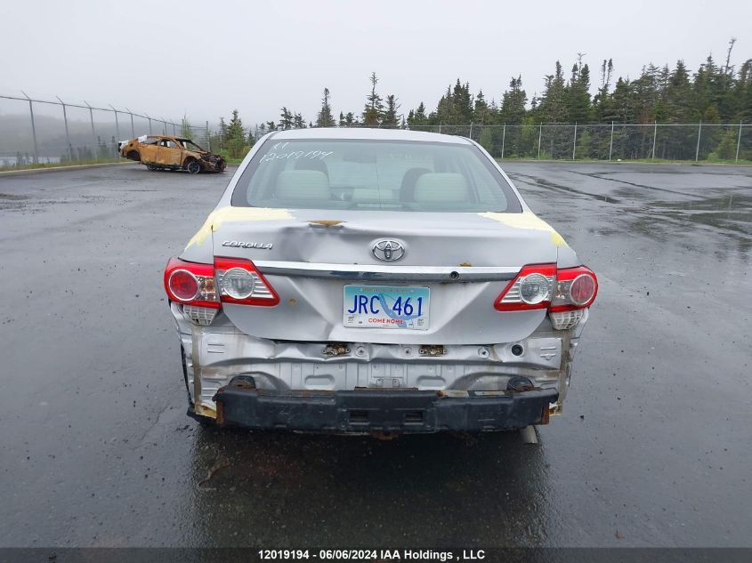 2011 Toyota Corolla Le VIN: 2T1BU4EE4BC628693 Lot: 12019194