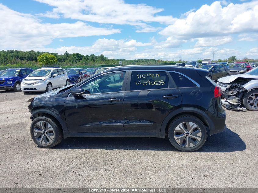 2021 Kia Niro Ev VIN: KNDCC3LG8M5090635 Lot: 12019219