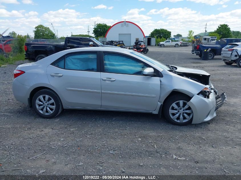 2016 Toyota Corolla VIN: 2T1BURHE4GC706695 Lot: 12019222