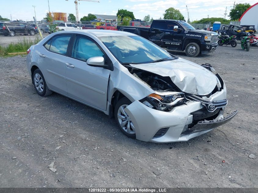 2016 Toyota Corolla VIN: 2T1BURHE4GC706695 Lot: 12019222