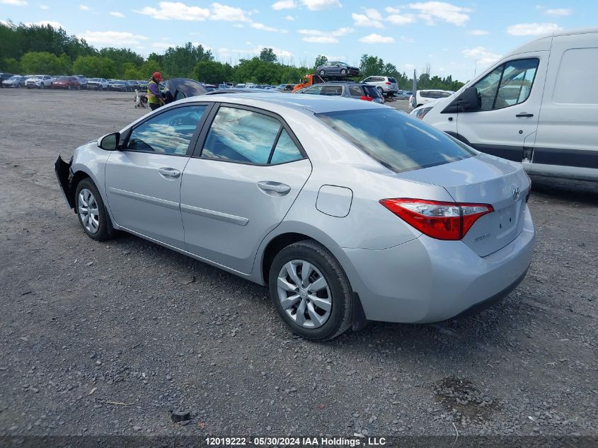 2016 Toyota Corolla VIN: 2T1BURHE4GC706695 Lot: 12019222