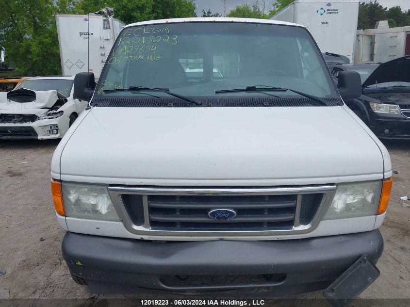 2006 Ford Econoline E150 Van VIN: 1FTRE14W56HA29694 Lot: 12019223