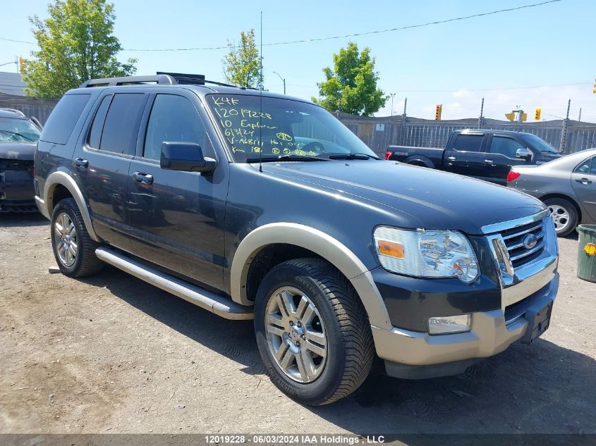 2010 Ford Explorer VIN: 1FMEU7E87AUA68111 Lot: 12019228