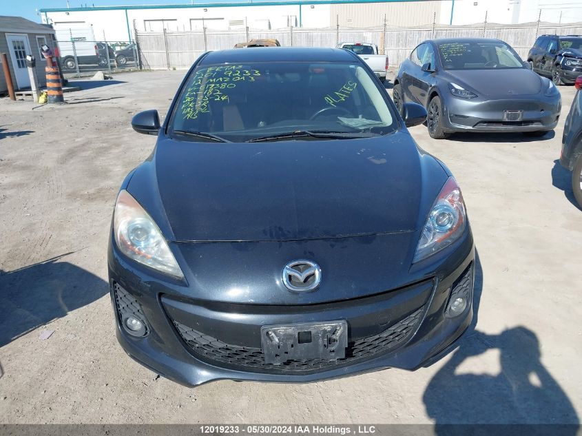 2012 Mazda Mazda3 VIN: JM1BL1V74C1617380 Lot: 12019233