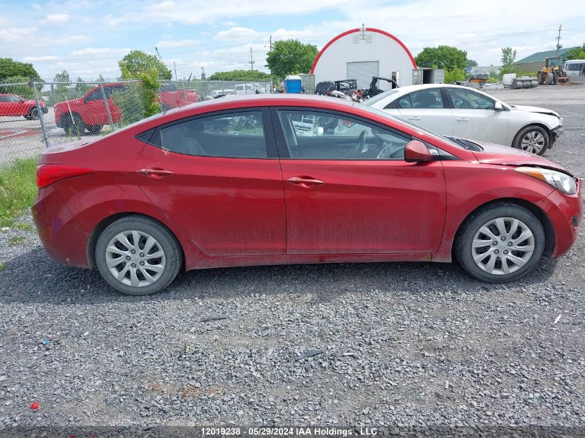 2013 Hyundai Elantra Gl VIN: 5NPDH4AE3DH161446 Lot: 12019238