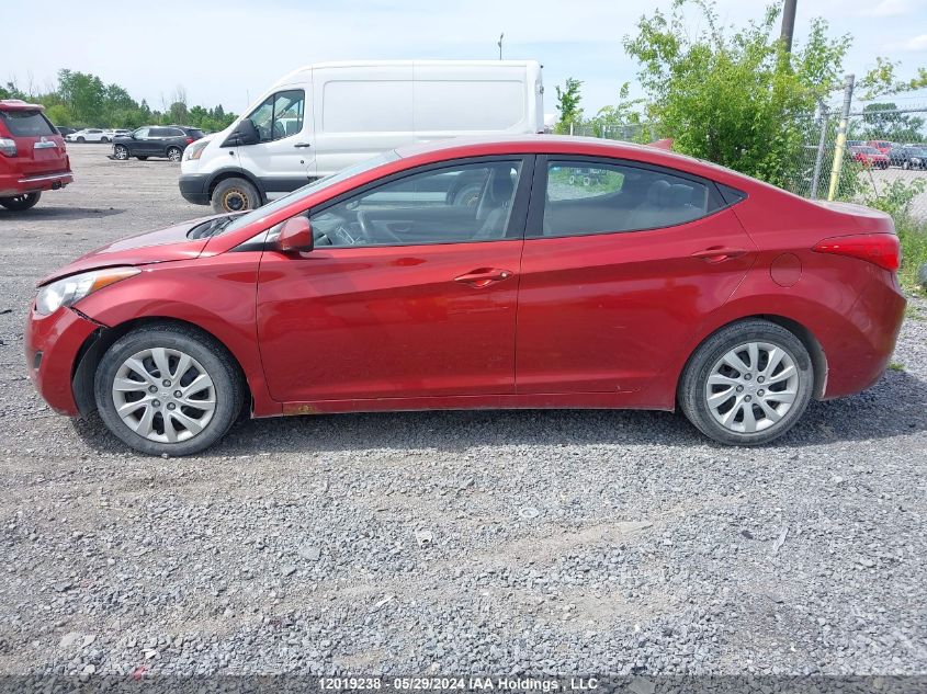 2013 Hyundai Elantra Gl VIN: 5NPDH4AE3DH161446 Lot: 12019238