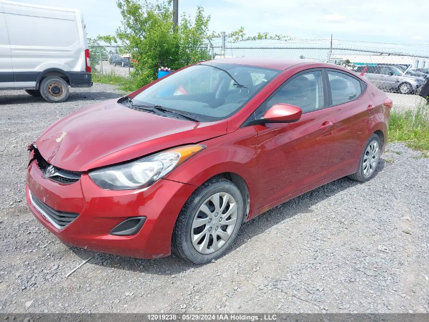 2013 Hyundai Elantra Gl VIN: 5NPDH4AE3DH161446 Lot: 12019238