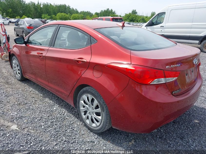 2013 Hyundai Elantra Gl VIN: 5NPDH4AE3DH161446 Lot: 12019238