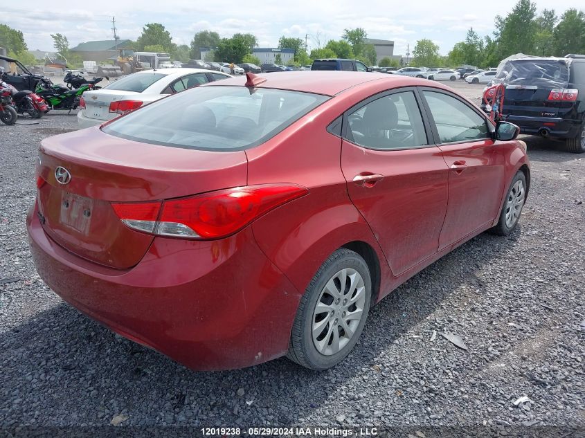 2013 Hyundai Elantra Gl VIN: 5NPDH4AE3DH161446 Lot: 12019238