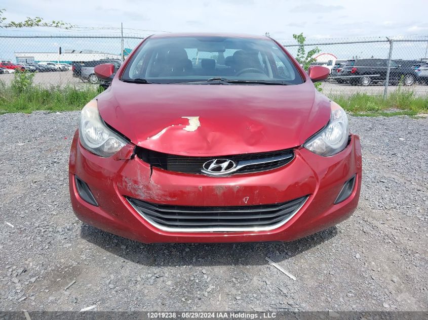 2013 Hyundai Elantra Gl VIN: 5NPDH4AE3DH161446 Lot: 12019238