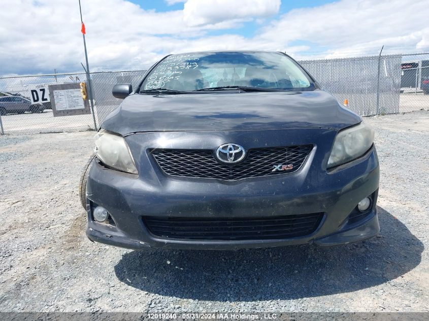 2010 Toyota Corolla Xrs VIN: 2T1BE4EE5AC033587 Lot: 12019240