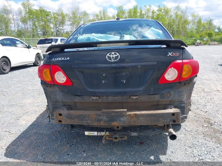 2010 Toyota Corolla Xrs VIN: 2T1BE4EE5AC033587 Lot: 12019240