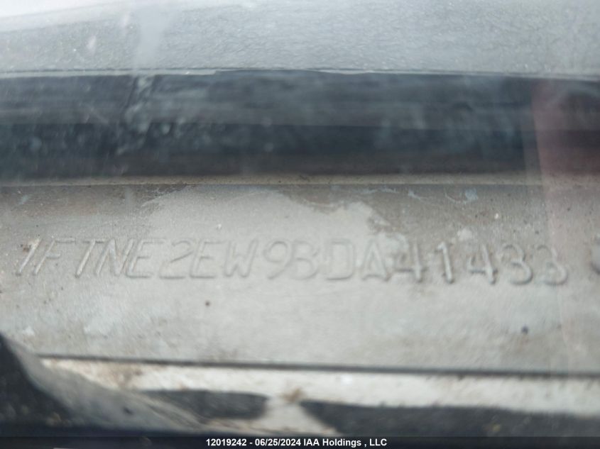 2011 Ford Econoline E250 VIN: 1FTNE2EW9BDA41433 Lot: 12019242