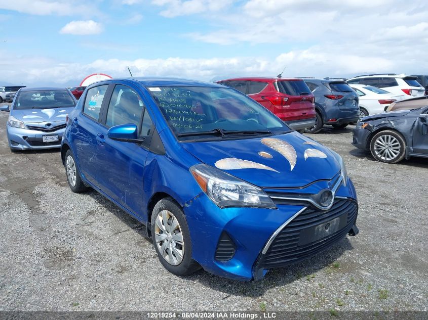 2015 Toyota Yaris VIN: VNKKTUD32FA016982 Lot: 12019254