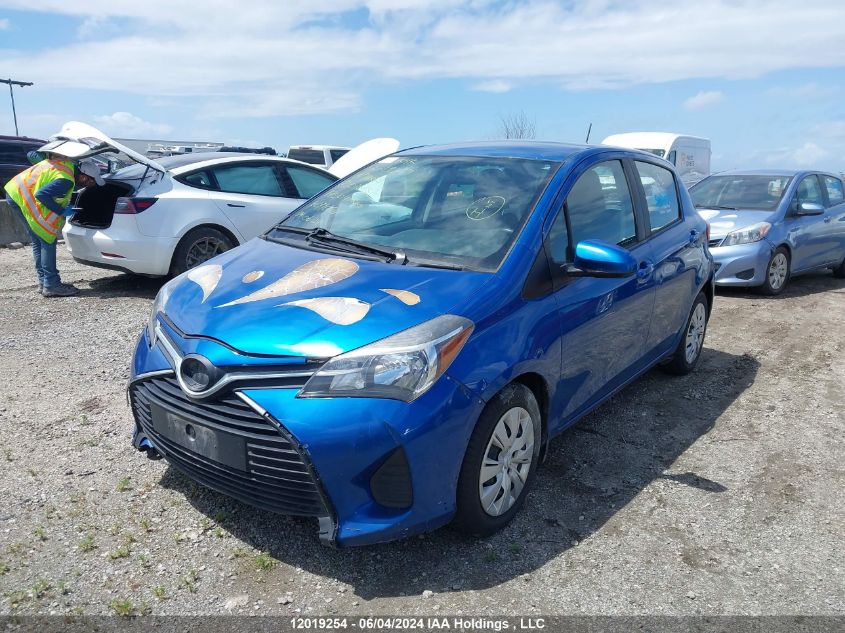 2015 Toyota Yaris VIN: VNKKTUD32FA016982 Lot: 12019254