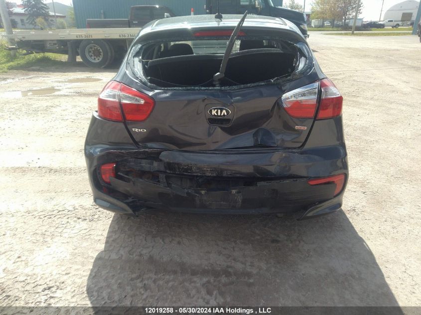 2016 Kia Rio VIN: KNADM5A33G6587052 Lot: 12019258