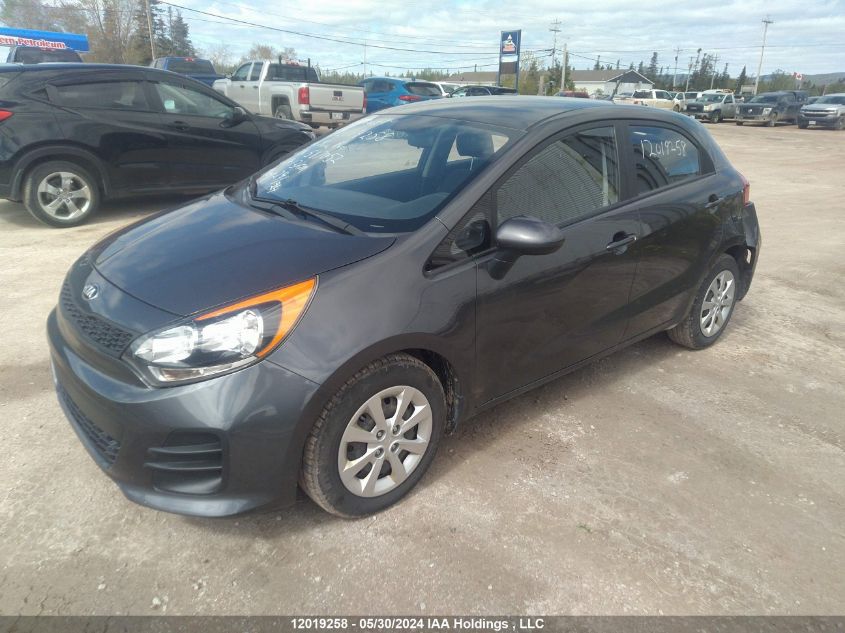 2016 Kia Rio VIN: KNADM5A33G6587052 Lot: 12019258