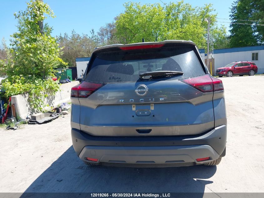 2022 Nissan Rogue VIN: 5N1AT3AA2NC709843 Lot: 12019265