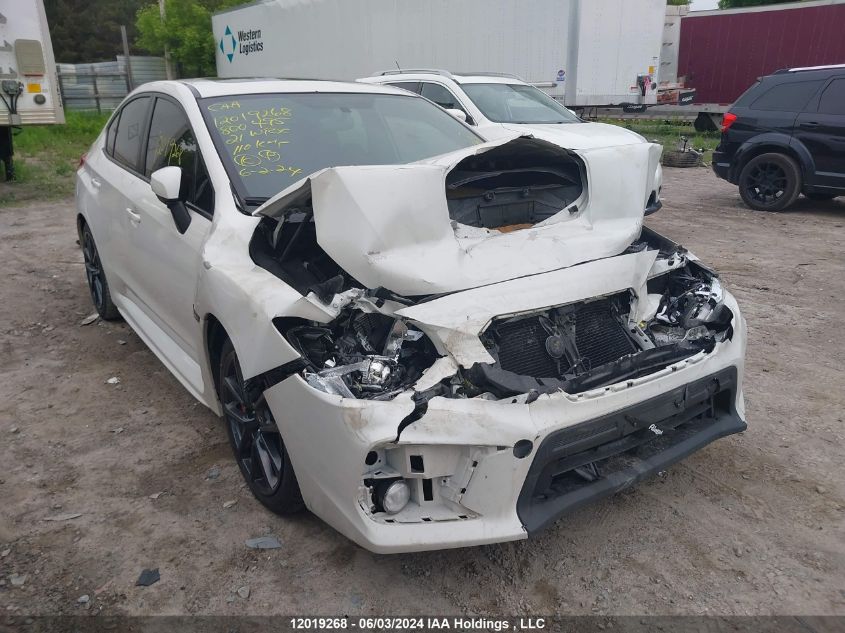 2021 Subaru Wrx Sport Tech VIN: JF1VA1Z69M9800495 Lot: 12019268