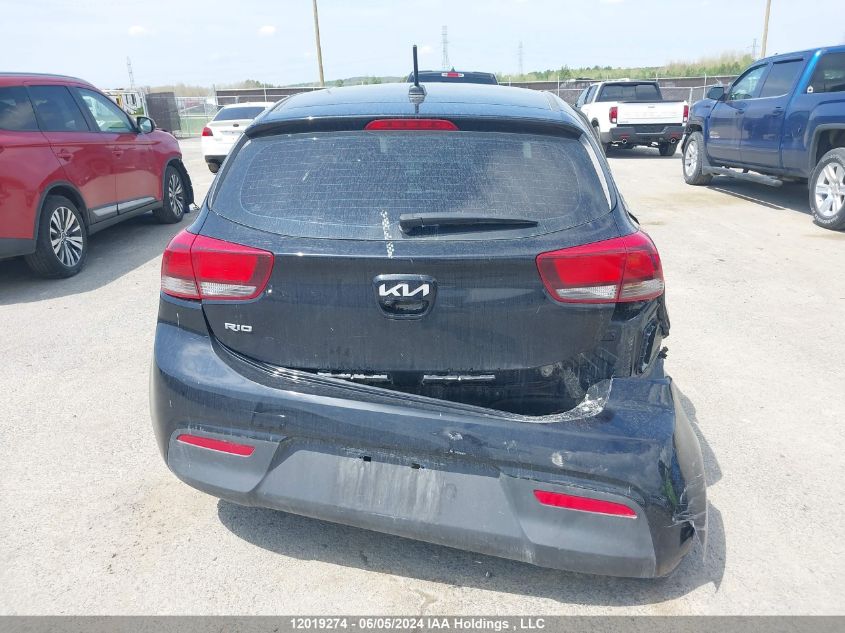 2022 Kia Rio 5-Door VIN: 3KPA25AD9NE457630 Lot: 12019274