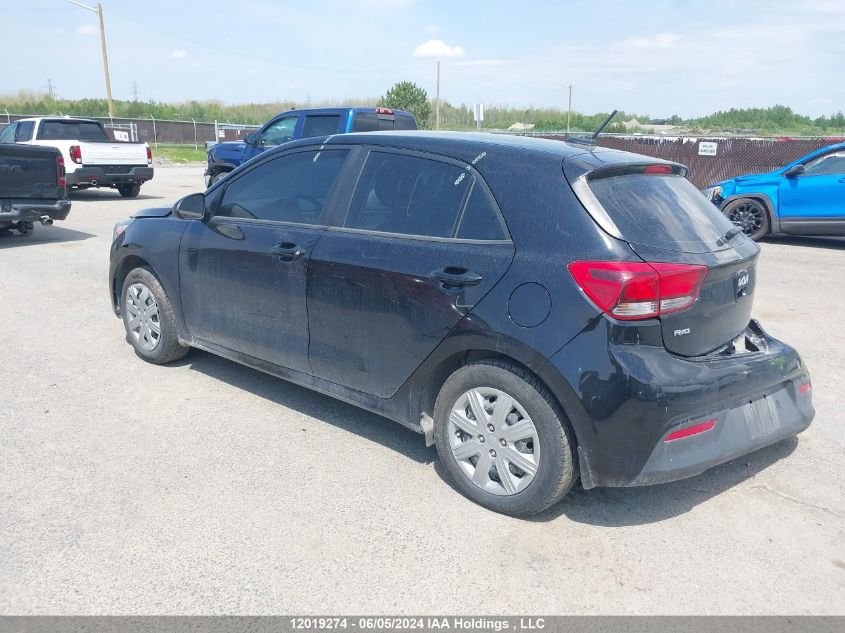 2022 Kia Rio 5-Door VIN: 3KPA25AD9NE457630 Lot: 12019274