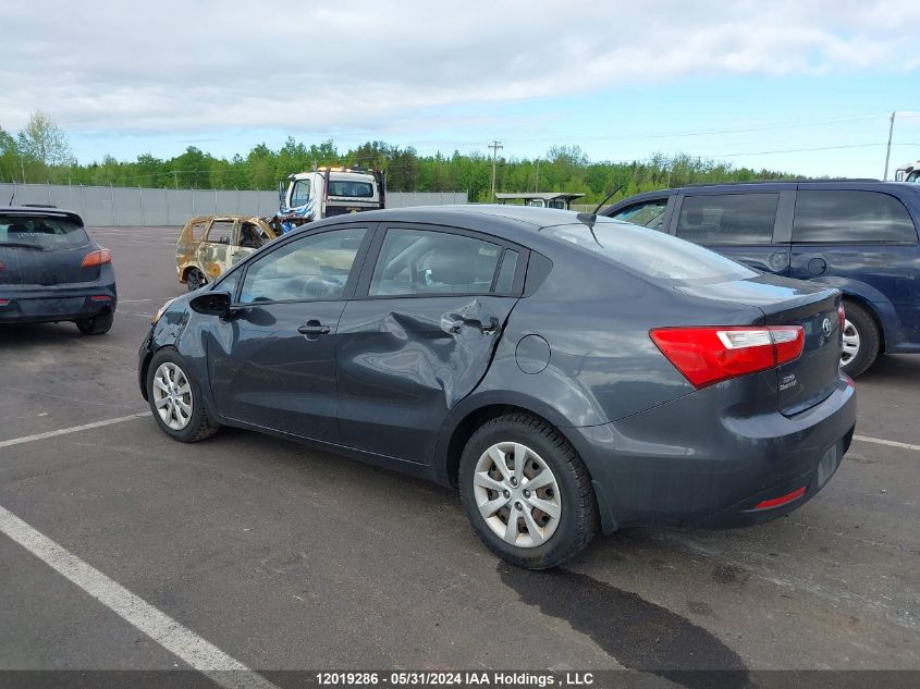 2015 Kia Rio VIN: KNADM4A32F6430945 Lot: 12019286