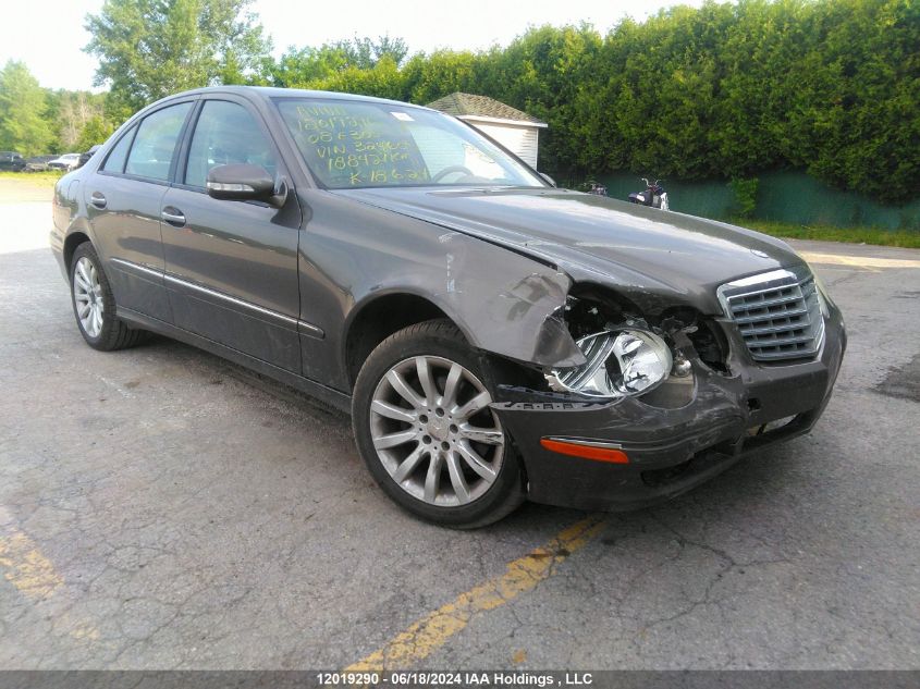 2008 Mercedes-Benz E-Class VIN: WDBUF92X18B324605 Lot: 12019290